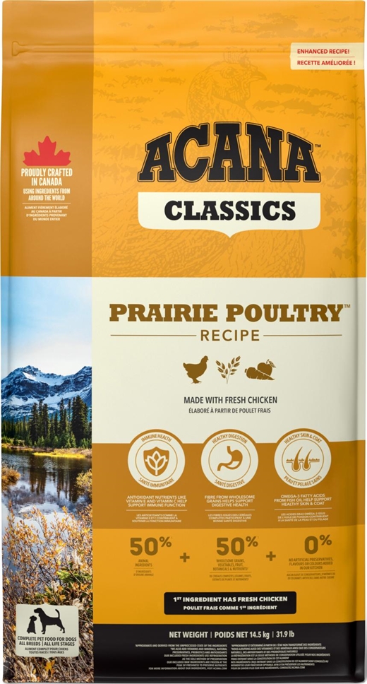 ACANA Classics Prairie Poultry (kylling) 14,5kg hundefoder