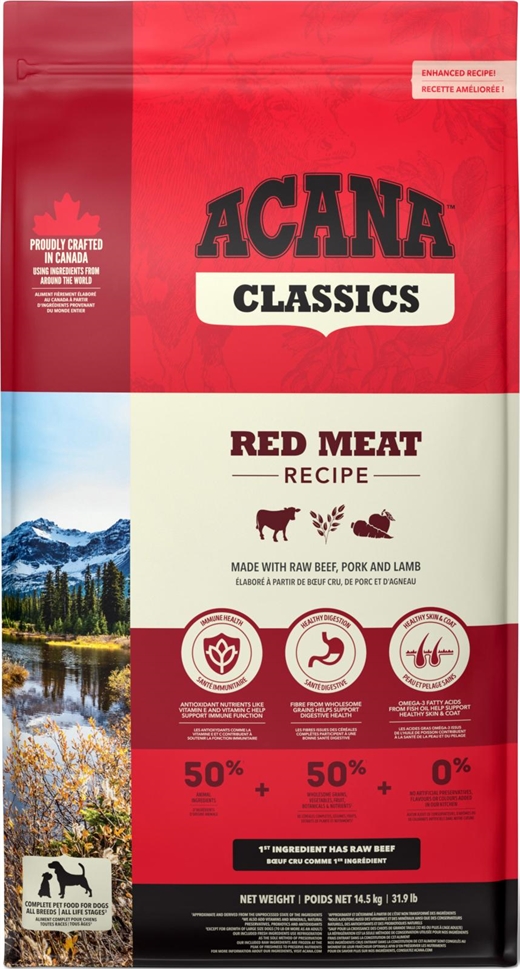 Acana hundefoder Classic Red meat 14,5kg