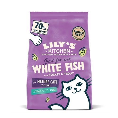 Lilys Kitchen - Mature Recipe White Fish & Turkey 800g - Outlet