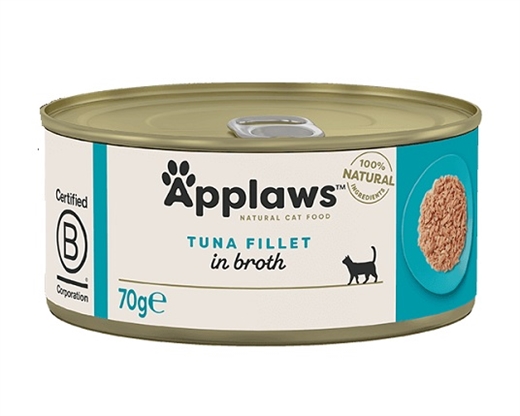 Tuna fillet in broth - Naturel wet cat food - 70g