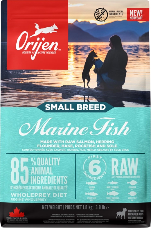 ORIJEN DOG Adult Small Breed Marine Fish 1,8kg