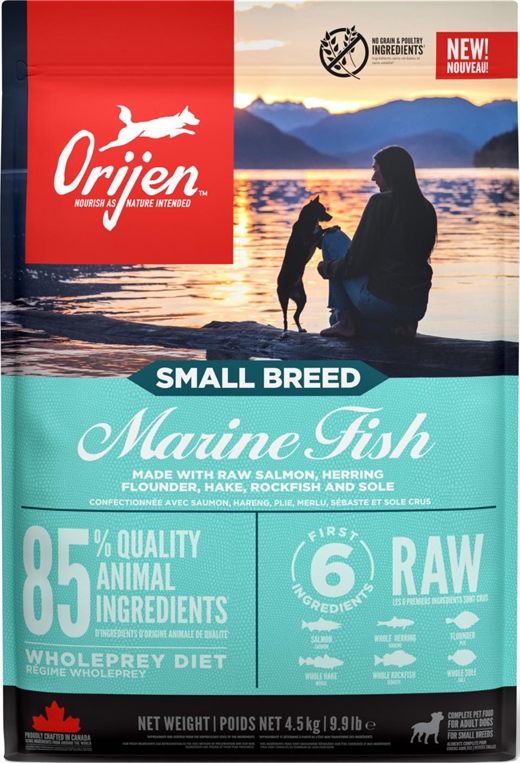 ORIJEN DOG Adult Small Breed Marine Fish 4,5Kg