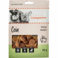 Rabbit coin - 80g - Companion - godbid til hunde