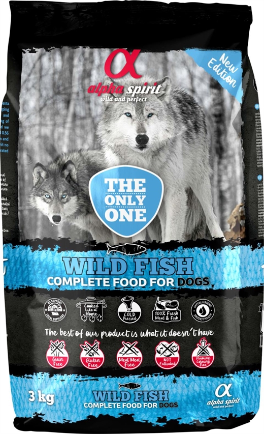 The Only One - Fisk - hundefoder 3kg - Alpha Spirit