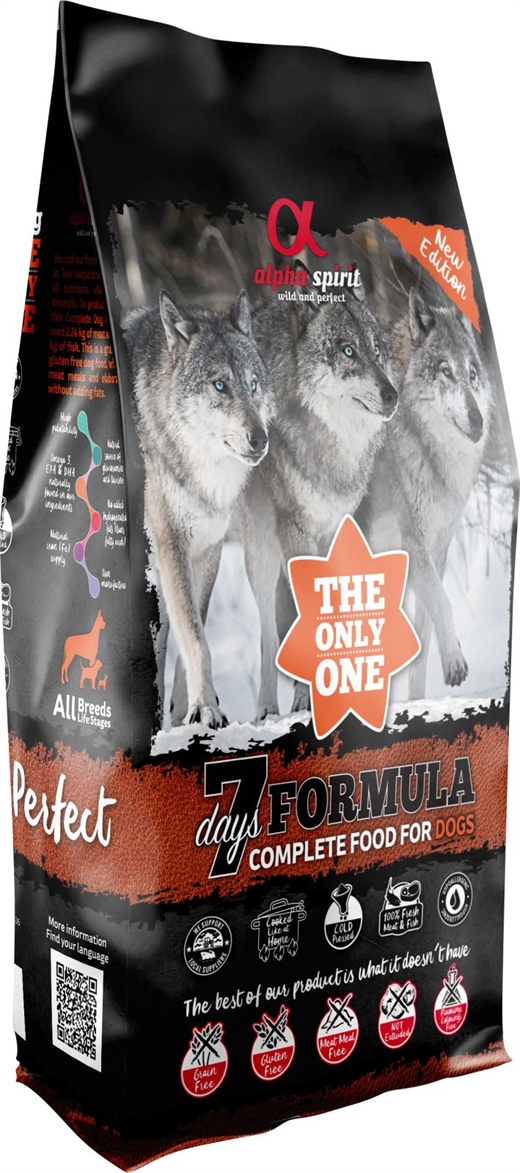 The Only One - ugemenu - hundefoder 12kg - Alpha Spirit