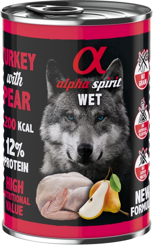 Turkey with pear 400g - Dåsemad - Alpha Spirit